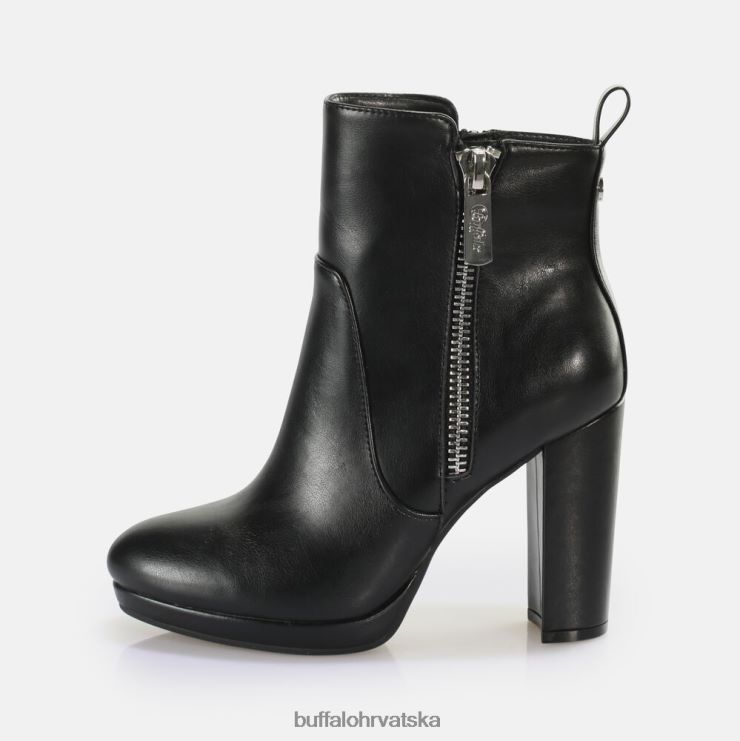 crno Buffalo amy zip gležnjače veganske |čizme TDD6T740
